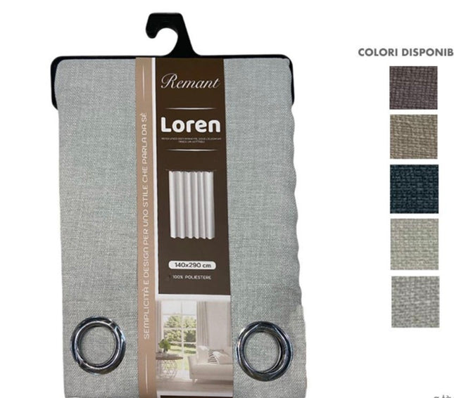 box 24 tende con anelli Loren