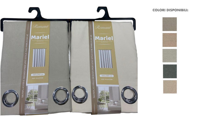 box 24 tende con anelli Mariel