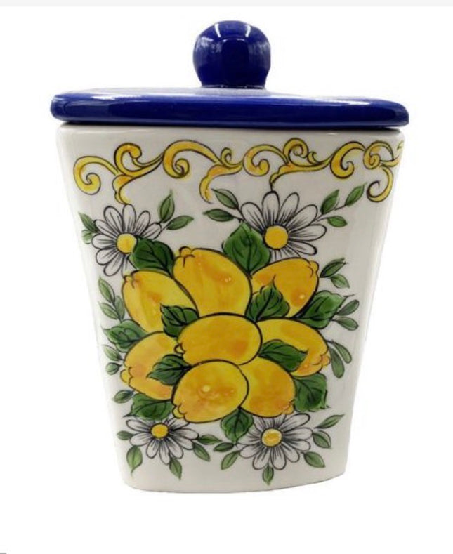 box 6 pz Biscottiera limone/blu