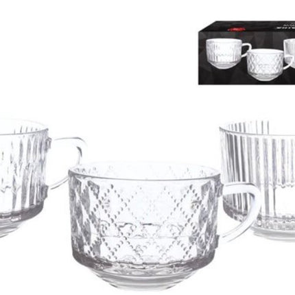 box 12 confezioni di set 3 tazze