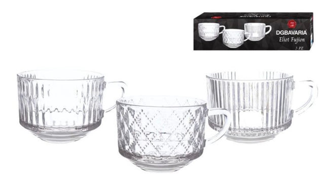 box 12 confezioni di set 3 tazze