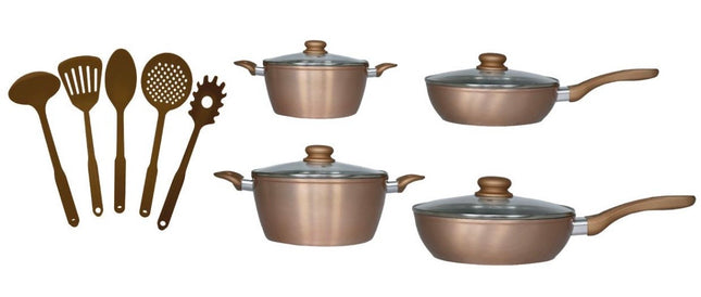 2 box di batteria 13 pz rame